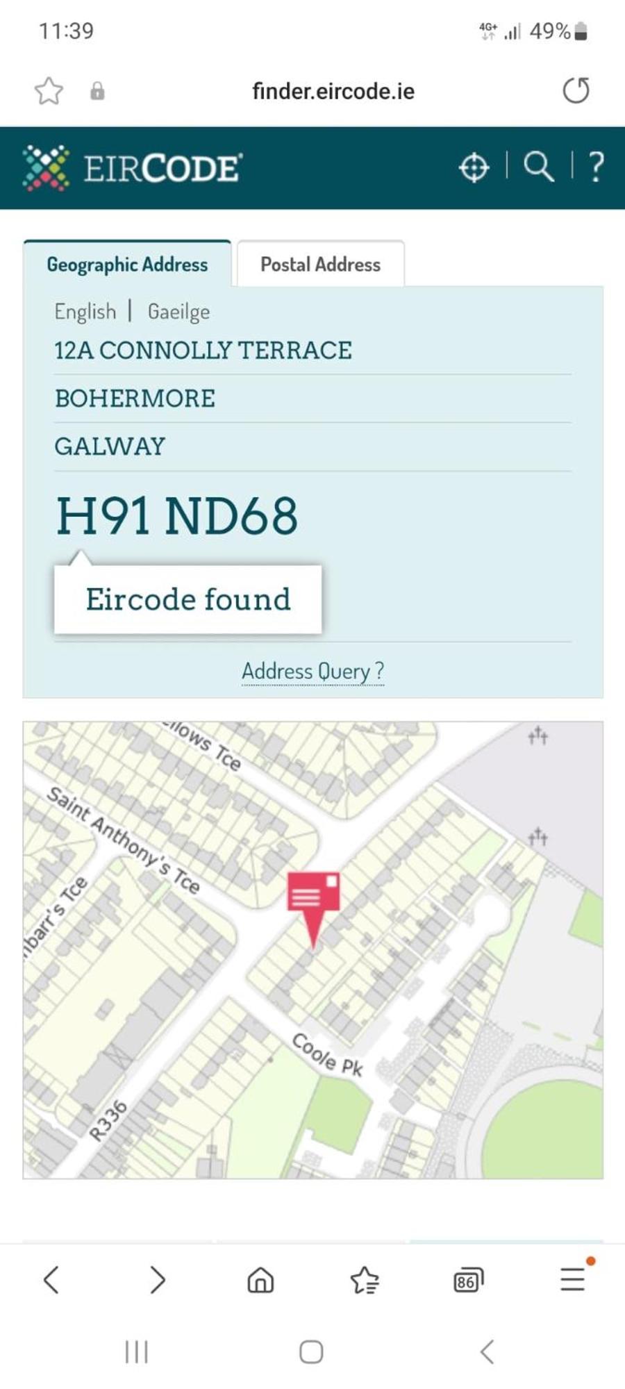 Edwards Cosy B&B Голуэй Экстерьер фото